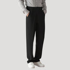 Men’s Smart Casual Trousers – Tailored Fit with Elastic Waist