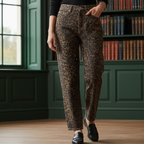 Women’s Leopard Print Jeans – Bold Straight Leg Denim
