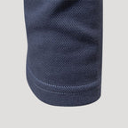 Men’s Beige Long Sleeve Polo Shirt – Smart Casual Essential