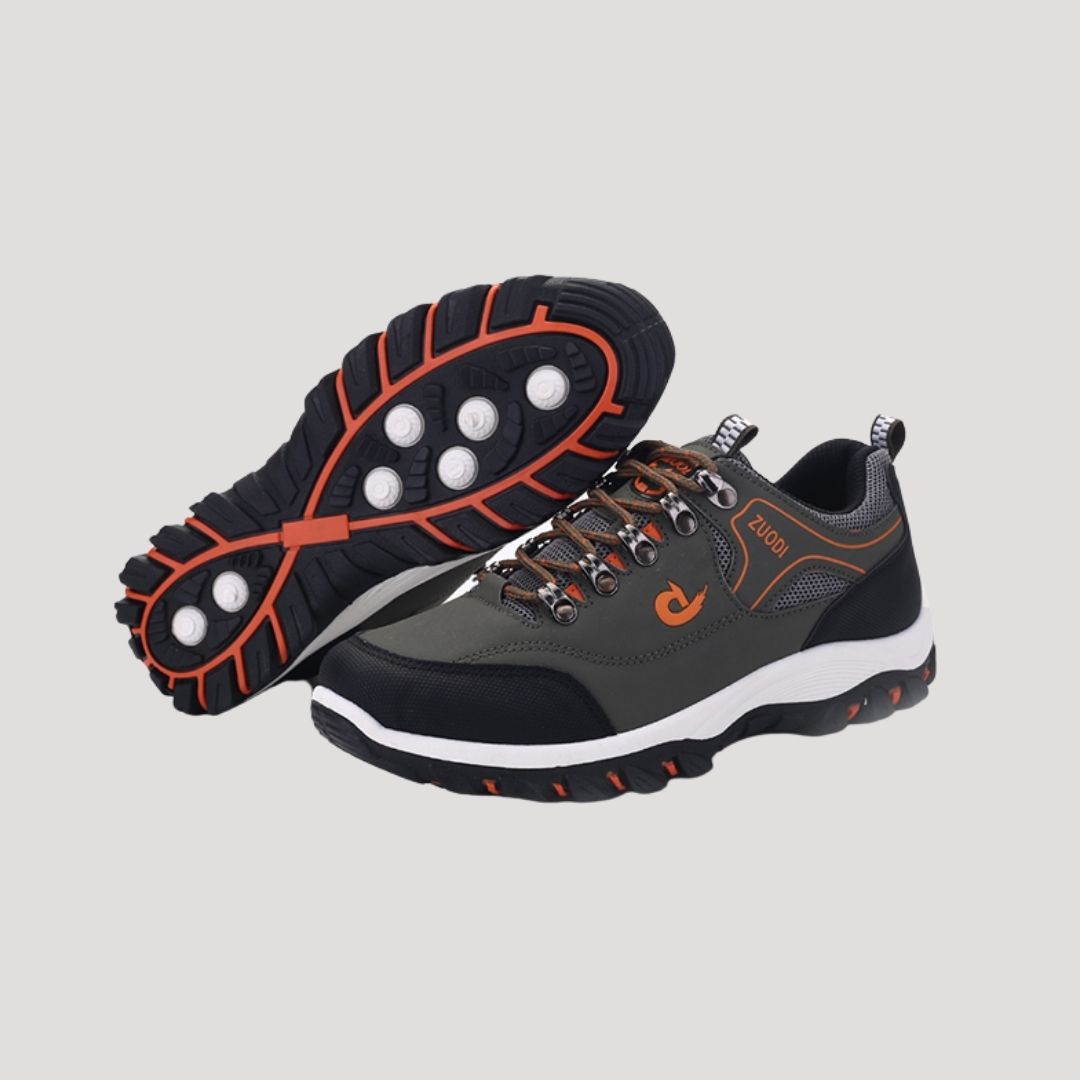 Men’s Tan Hiking Trainers – Outdoor Trail Walking Shoes