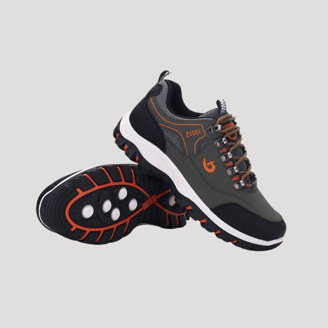 Men’s Tan Hiking Trainers – Outdoor Trail Walking Shoes